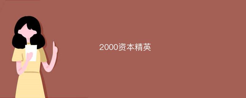 2000资本精英